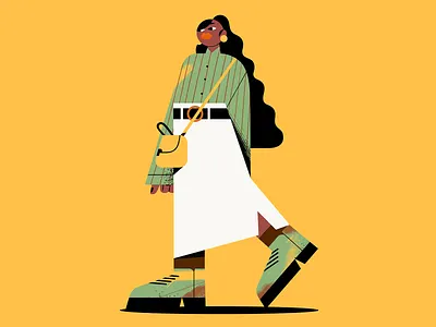 White skirt fasion character drawing fashion fashion illustration flat girl graphic design illustration people illustration simple ui vector