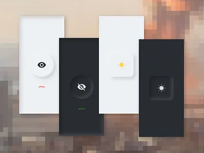 On/Off Switch app dailyui dailyui015 dailyuichallenge dark ui design design a day flashlight flashlightapp light app light ui minimal neumorphic neumorphism ui