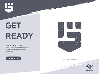 G Fist Shield - GIHO SPORT LOGO cool fist fitness g initial logo minimalist modern monogram shield simple strong