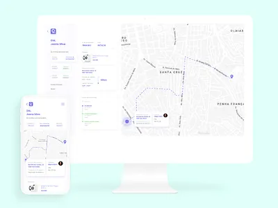 Live Tracking app design flat icon live tracking map minimal minimalism purple simple tracker tracking tracking app typography ui uidesign ux uxui white