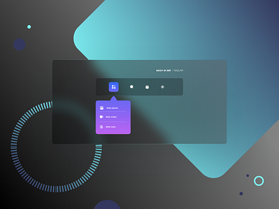 daily UI 087 "ToolTip" 2021 trend awesome colorful colorful design daily ui design glass glassmorphism great illustration morphism trending trending ui ui uidesign wonderful