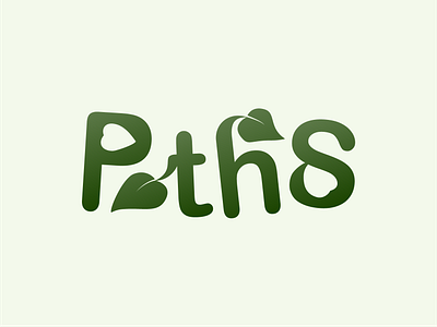 Pothos Logo brand design illustrator logo logo design logodesign logotype plant pothos type type design vector