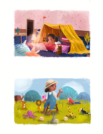 Little Zoo book illustration character design childrens book childrens book illustration childrens illustration illustration illustrator page design page layout page spread