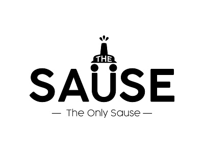 The Sause 3 branding design food logo sauce sausage sausages vector
