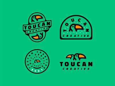 Toucan Creative - Logo Suite bird creative creative design design designer illustration logo logodesign logos minimalism minimalist minimalistic toucan toucans typeface