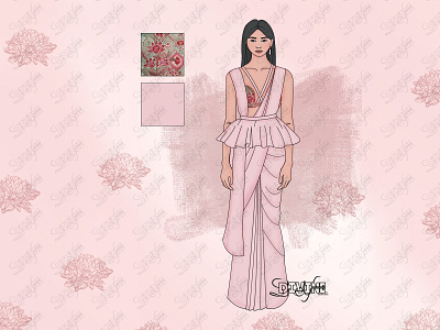 MODISH CODE beauty clothing designer elegant fashion fashionillustration graceful illustration print unique