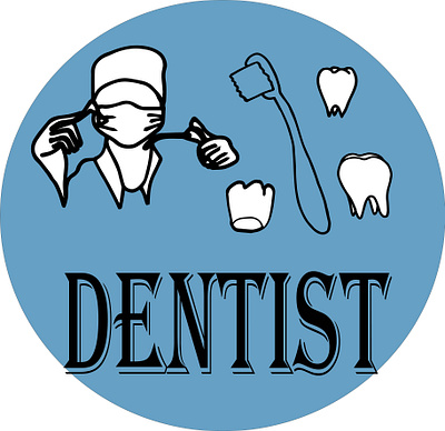 dantist dentist dentist treats teeth medicine picture for instagram picture for the website print a poster print on fabric protection against coronavirus teeth we treat teeth