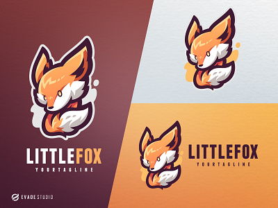 Little Fox animal branding design esportlogo esports fox illustration logo mascot mascot logo vector