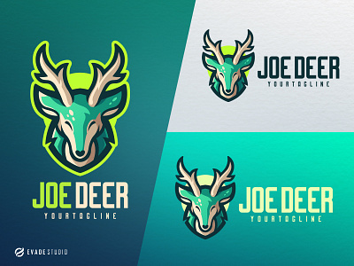 Joe Deer animal branding deer design esportlogo esports illustration logo mascot mascot logo vector