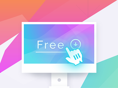 Desktop Freebie | Like Mac Pro apple colorful desktop freebie gradient mac mockup modern muzli pc pro ui uiux ux web website zalepik