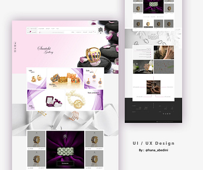 Ui/ Ux Design for a jewelry Online shop