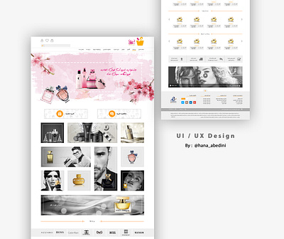 Ui/ Ux Design for perfume Online shop