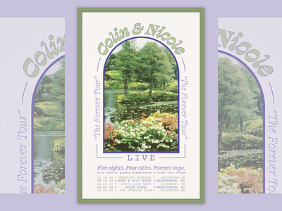 Anniversary Poster for Nicole & Colin flyer design found image graphicdesign poster design show flyer typogaphy