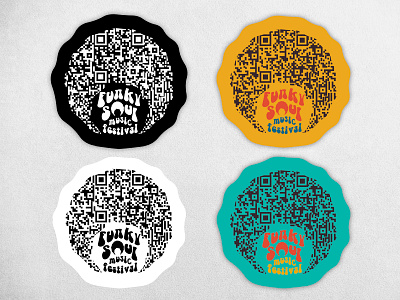 Tickets for funk music festival design identity illustration logo ticket design tickets typogaphy