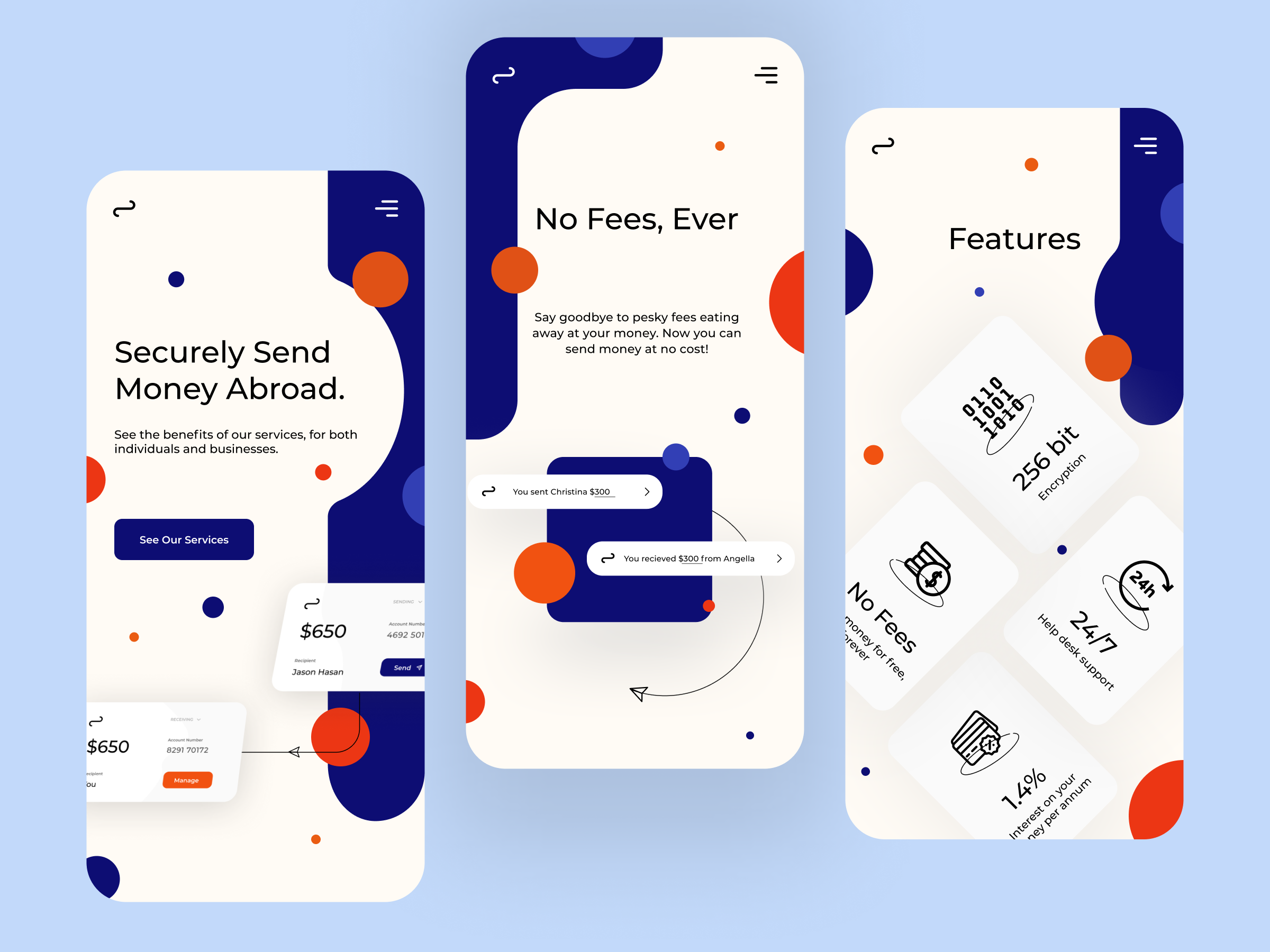 Example of Silo Money Transfer App