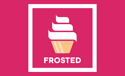 Cupcake Logo bakery cupcake dailylogo dailylogochallenge frosted logo minimalist vector