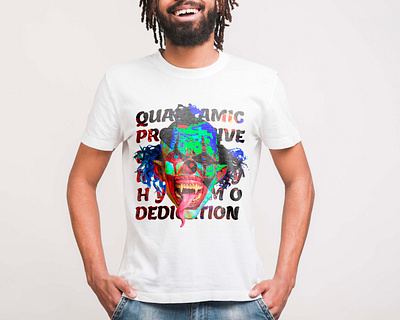 Quantamic & Dynamic : JOKER T-Shirt Design for Free 2020 adobe branding design dynamo dyno free t shirt designs free template hydra illustrator joker photoshop quantamic quantamic quantum t shirt t shirt design