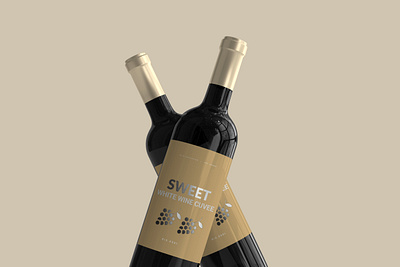 wine label branding design icon id card illustration logo logodesign product design typography web design