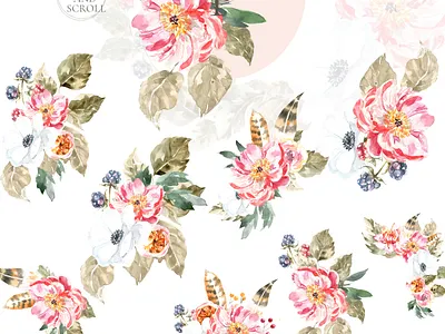 Woodland animals flowers, boho flower, peony forest berry berry boho boho wedding bouquet chic classic floral flowers forest flowers frame greenery peony rose rsvp stationery vintage vintage design vintage flowers wedding wreath