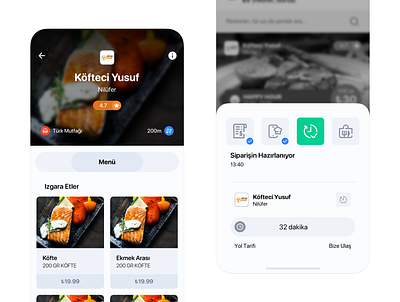 Food Delivery App Concept food food app food delivery market menu restaurant