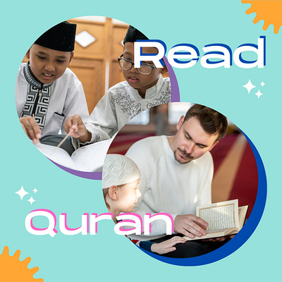 Read Quran post ads boys branding cool design facebook graphic design illustration instagram islamic logo muslim post quran quran read ramadan read quran social media twitter