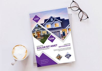 Home sale company marketing flyer banner design branding design brochure design flyer flyer design flyer template graphic design graphics design real estate flyer uiux design