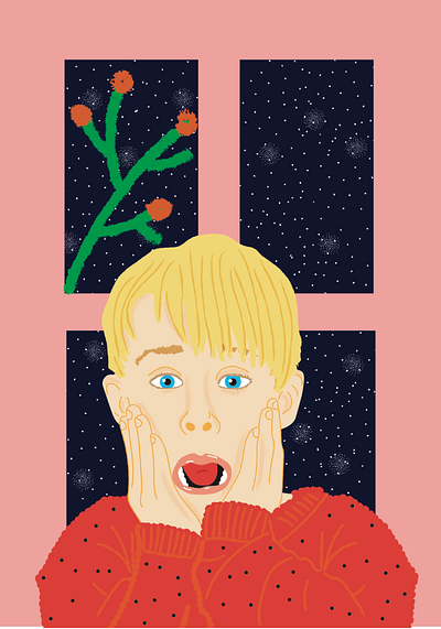 home alone boy design homealone illustration vector