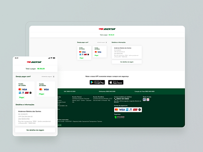 Home page - Pagamento por link - Eucatur design ui ui design ux web