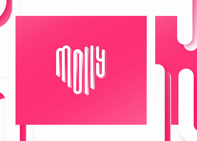 Molly + ❤ branding design graphics illustration lettering logo typography vector