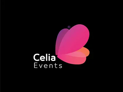 Celia Logo brand brand identity branding branding design butterfly design events flowers icon illustration