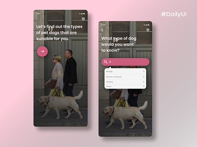 DailyUI 022 : Search apps daily ui dailyui design app design inspiration mobile apps ui ui ux design uidesign user interface design web design