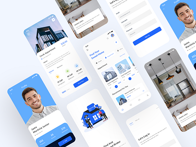 Rent Apartment : Real Estate mobile app 2020 trend apartment apartment design apartments for sale app design clean creative dribbble dribbble best shot ios app minimal mobile ui popular popular design rental rental app rentals spash wireframing