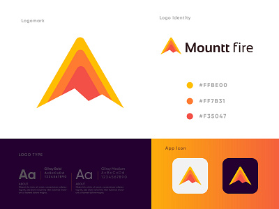 Mount + Fire Logo Concept | Modern Minimalist Logo a b c d e f g h i j k l m n abstract app icon logo brand identity branding digital technology gradient everest flame burn campfire hot icons j u m p e d o v e r l a z y d o g logo agency logo design branding mark symbol meaningful logo modern logo monogram monograms mountain logo overlay overlapping t h e q u i c k b r o w n f o x