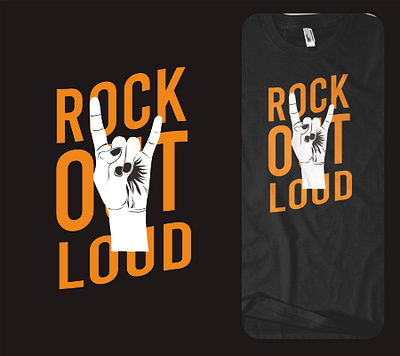 rock out loud branding design illustration logo vector