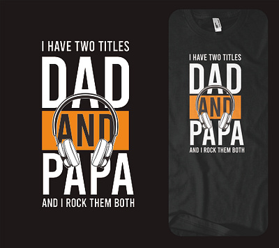 dad and papa branding design illustration logo typography vector