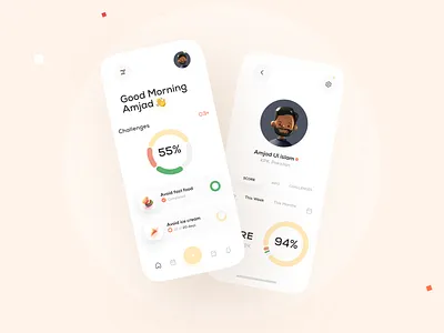 Habit tracker app UI 3d 3d icons app app design clean creative habit habit tracker habitat habitat for humanity habits minimal mobile app task app task management task manager todo app tracker tracking app uiux