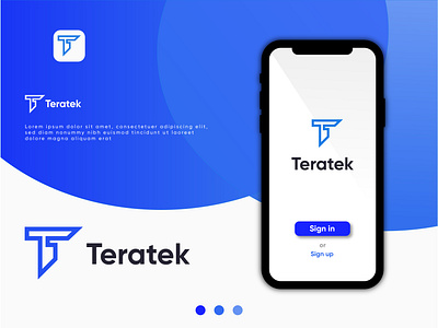 Teratek- Logo for a travel technology company app app logo blue brand identity branding branding agency design designer digital agency logo flat logo icon logo design logo design agency logo design service logotype minimalist logo modern logo technology travel logo travel technology company