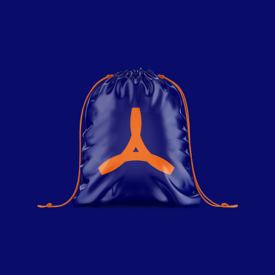 SAVAN® Sporting Goods Logo & CI design blue brand identity branding design illustrator logo logo design logodesign logoinspiration logolounge logomaker navy navy blue orange sack sport sporting sporting goods sports branding vector