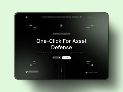 🚀 One-Click Asset Defense – Secure & Smart Blockchain Protectio bankingapp blockchaindesign cryptosecurity cryptoui darkmode dashboarddesign digitalassets financeapp fintechdesign fintechux investmentapp minimalui modernui neumorphism uidesign uxdesign uxtrends web3design webdesign