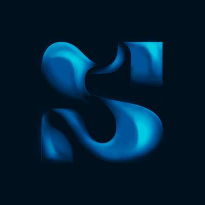 S letter sculpting typography typography art typography design