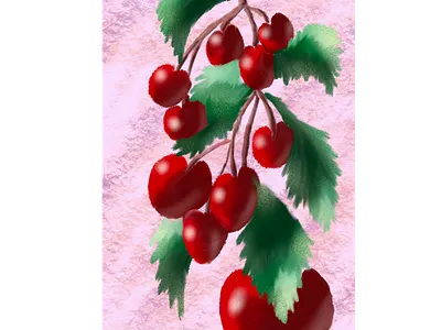 Cherry-ish 🍒 app design flat graphic design illustration illustrator minimal ui ux vector website