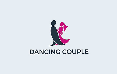 Dancing Couple Logo art background badge ball beautiful character classic couple dance dancer dancers design drawing elegance emblem fashion female festive logo room