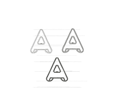 Lettermark A sketches- A monogram logo design 2d a a logo adobe alphabet brand identity graphicdesign icon identity letter a letter a logo lettermark letters lineart logo logos logotype minimal monogram typography