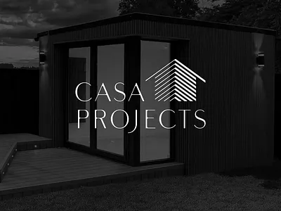 Case Projects brand identity brand brand design brand identity branding building casa garden room house logo logo design