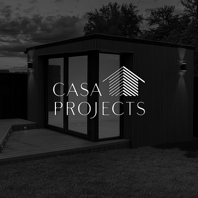 Case Projects brand identity brand brand design brand identity branding building casa garden room house logo logo design