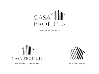 Casa Projects brand identity brand brand identity branding branding design building casa garden room house logo logodesign