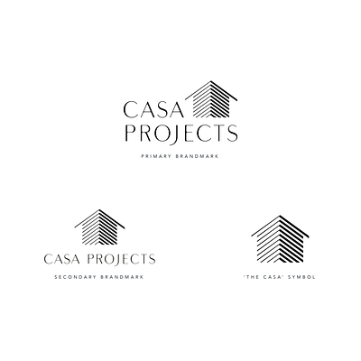 Casa Projects brand identity brand brand identity branding branding design building casa garden room house logo logodesign