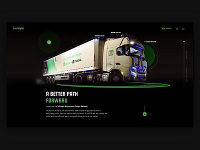 tu simple landing - Reimagining automobile landing mockup truck ui design ui ux webdesign website