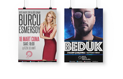 METU Radio Society - Event Posters ankara bedük burcu design esmersoy metu odtü poster radio society talk