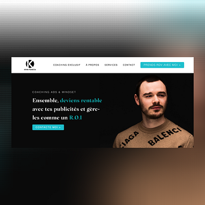 Personal Branding Coach Facebook Google Ads branding design figma ui ux web website